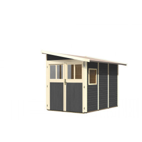  Karibu | Aanbouw Wandlitz 3 | Terragrijs 202932-10